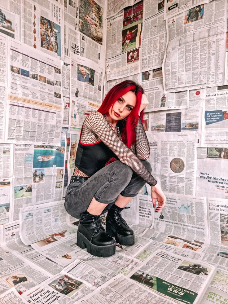 newspaper-photoshoot